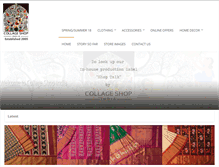 Tablet Screenshot of collageshopindia.com